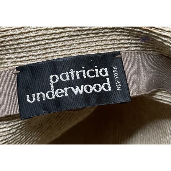 Patricia Underwood Natural Straw Bucket Hat OS Sisal Woven main image 6